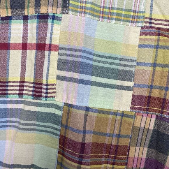 Kim Rogers Bermuda Shorts Patchwork Plaid 100% Cotton Womens Size 16 Multicolor - Picture 3 of 9